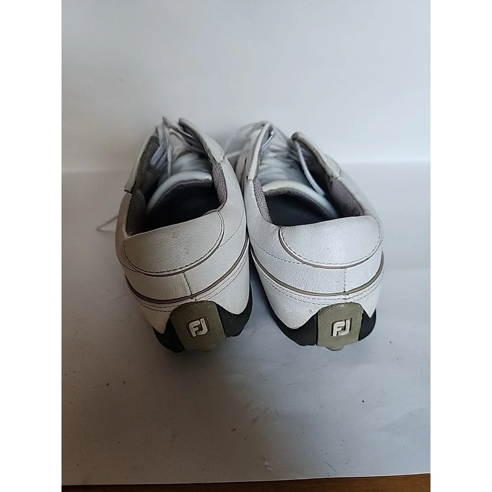Footjoy FJ LoPro Womens Golf‎ Shoes Size 9 M White Brown Model 97153